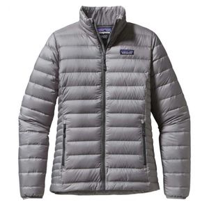 Patagonia Women's Down Sweater Jacket Feather Grey